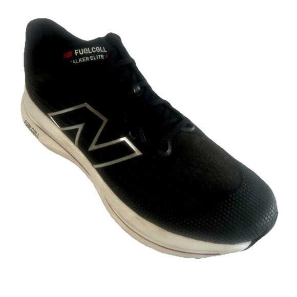 New Balance Fuel Cell Walker Elite Mens 13D Black Red Running Sneaker MWWKELB1